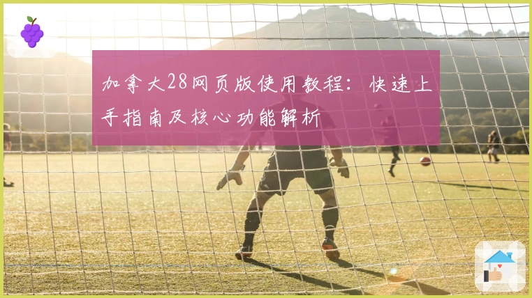 加拿大28网页版使用教程：快速上手指南及核心功能解析